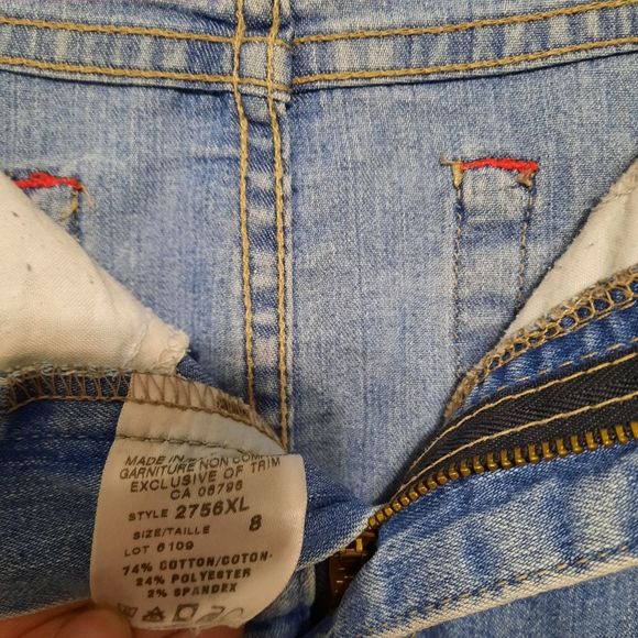 Tristan & Iseut Light Denim Skirt - Picture 4 of 5